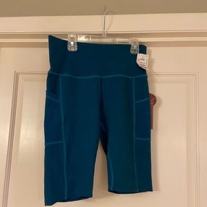 Dark blue/teal RAG Missy bike shorts